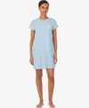 Ralph Lauren Women's Crew Neck Sleepshirt With Pocket In Blue Stripe