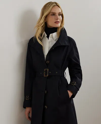Ralph Lauren Women's Belted Trench Coat In Dk Navy