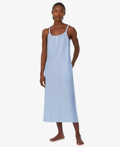 RALPH LAUREN WOMEN'S DOUBLE STRAP BUTTON NECK BALLET GOWN