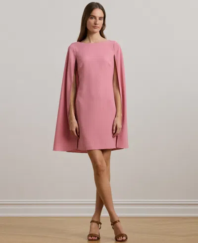 RALPH LAUREN WOMEN'S GEORGETTE CAPE DRESS