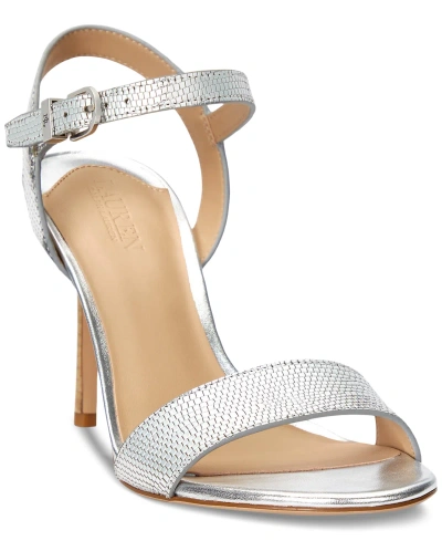 Lauren Ralph Lauren Women's Gwen Ankle-strap Dress Sandals In Polished Silver