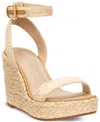 Ralph Lauren Hilarie Iv Braided Raffia Espadrille In Natural