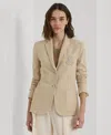 Ralph Lauren Bullion Jacquard Blazer In Explorer Sand