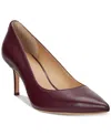 Ralph Lauren Women's Lanette Pointed Toe Pumps In Pinot Noir