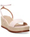 Ralph Lauren Women's Leona Espadrille Platform Wedge Sandals In Pink Opal
