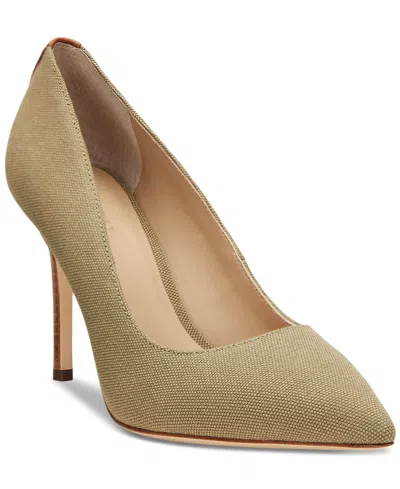 Ralph Lauren Women's Lindella Pumps In Hunter Olive,lauren Tan