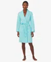 Ralph Lauren Cotton Interlock Shawl-collar Robe In Turquoise