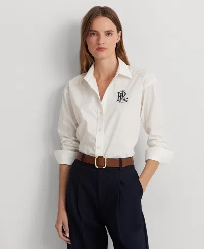 Lauren Ralph Lauren Women's Long-sleeve Shirt In White