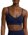 Ralph Lauren Women's Luxe Smoothing Wireless Bralette 4l0079 In Navy