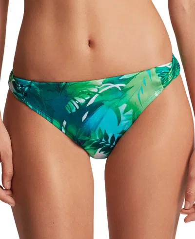 RALPH LAUREN WOMEN'S PRINTED TWISTED SIDE-TAB BIKINI BOTTOMS