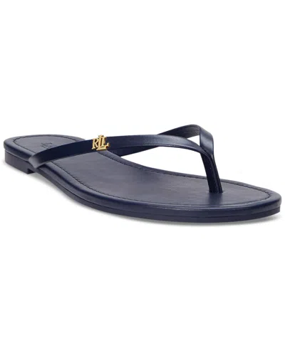 Ralph Lauren Women's Raquel Flip Flop Sandals In Refined Navy