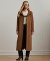 Ralph Lauren Women's Single-breasted Stand-collar Maxi Coat In New Vicuna