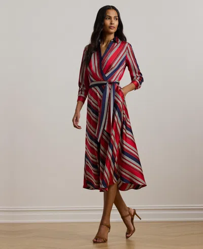 ralph lauren striped midi dress Polo Ralph Lauren Striped Midi Dress | Blue