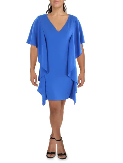 Ralph Lauren Womens Business Short Sheath Dress In Blue