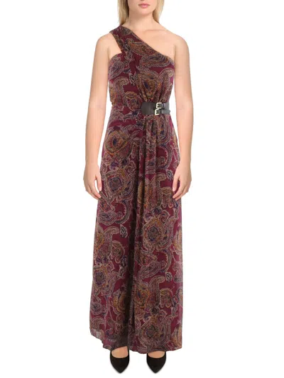 Lauren Ralph Lauren Womens Chiffon Paisley Evening Dress In Multi