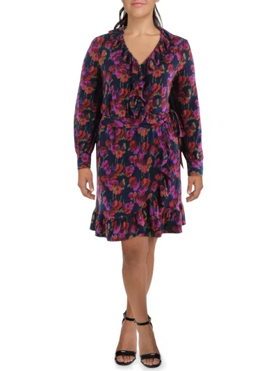 Lauren Ralph Lauren Womens Floral Knee-length Shift Dress In Multi