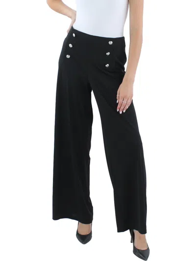 Ralph Lauren Stretch Jersey Wide-leg Pant In Blue