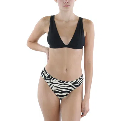 Ralph Lauren Womens Hipster Animal Print Swim Bottom Separates In Brown