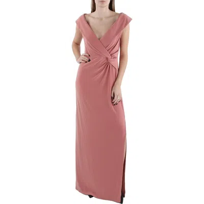 Ralph Lauren Womens Jersey Off-the-shoulder Evening Dress In Multi