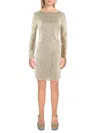 Ralph Lauren Womens Lace Mini Shift Dress In Beige