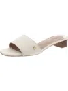 Ralph Lauren Womens Leather Slide Sandals In Multi