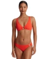Ralph Lauren Womens Macrame O Ring Bikini Top Bottoms In Electric Blue