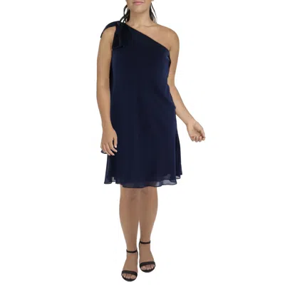 Ralph Lauren Womens One Shoulder Short Mini Dress In Multi