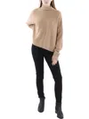 Ralph Lauren Womens Ribbed Long Sleeve Mock Turtleneck Sweater In Multi
