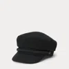 Ralph Lauren Wool-blend Fisherman Cap In Black