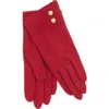 Lauren Ralplh Lauren 2 Button Cashmere Blend Touch Glove In Brown