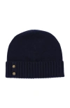 Lauren Ralplh Lauren Crest Knit Beanie In Black