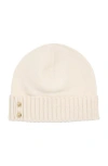 Lauren Ralplh Lauren Crest Knit Beanie In Neutral