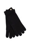 Lauren Ralplh Lauren Crest Knit Glove In Black