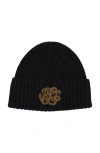 Lauren Ralplh Lauren Gifting Hat With Buillion In Black