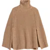 Lauren Ralplh Lauren Knit Cape In Brown