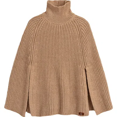 Lauren Ralplh Lauren Knit Cape In Brown