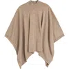 Lauren Ralplh Lauren Knit Poncho In Brown