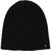 Lauren Ralplh Lauren Mini Cable Knit Slouchy Hat In Black