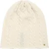 Lauren Ralplh Lauren Mini Cable Knit Slouchy Hat In White