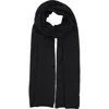 Lauren Ralplh Lauren Ocelot Knit Scarf In Black