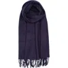 Lauren Ralplh Lauren Shine Pinstripe Scarf In Blue