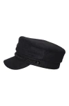 Lauren Ralplh Lauren Wool Brim Cap In Black