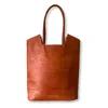 Lauren Reed Co Women's Neutrals The Carmen Leather Tote Bag - Rustic Tan & Gold In Multi