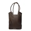 Lauren Reed Co Women's The Carmen Leather Tote Bag - Espresso Brown In Brown