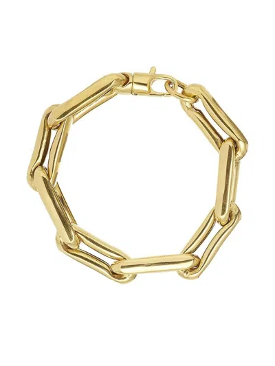 Lauren Rubinski 14k Yellow Gold Large Lauren Bracelet In 金色