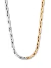 Lauren Rubinski 14kt Gold Chunky Chain-link Necklace In 金色