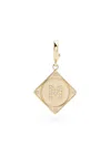 Shop Lauren Rubinski 14kt Yellow Gold Bruno Diamond Pendant