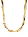 Lauren Rubinski 14kt Yellow Gold Chain-link Necklace In Gold