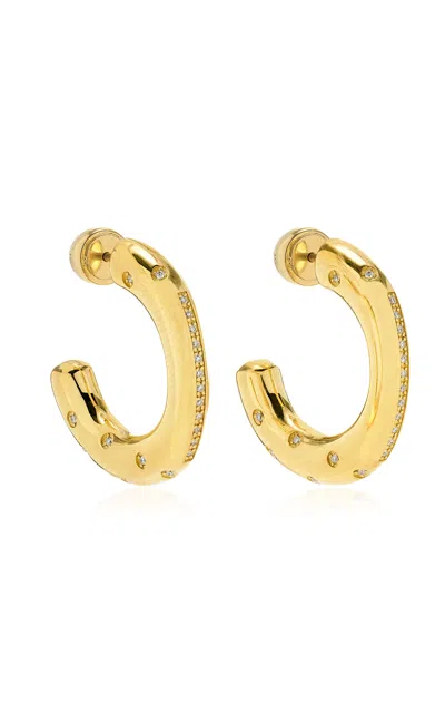 Lauren Rubinski Peggy 14k Yellow Gold Diamond Earrings