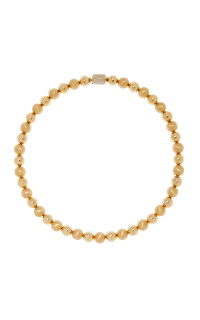 Lauren Rubinski Small Beaded 14k Yellow Gold Necklace